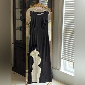 Hutch NWOT Primrose Black and Ivory Evening Gown